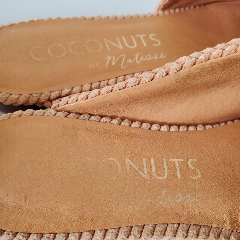 Coconuts‎ by Matisse Curdoroy Xander Flat Mules Natural Micro Cord Pointed-Toe - Picture 4 of 16